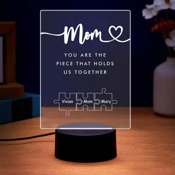 Gift For Mom night Light 3d lamp Fully Customised