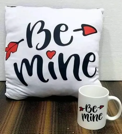 Be Mine Kushan & Mug Set Best Personalised Gift